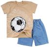 SET T-SHIRT SHORT SHORTS Jeans Ball Beige 128 J53B