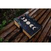 Sun and Moon Handmade Deckle Paper Journal for Men and Women Spell notebook for traveling sketchbook poetry book. NEW