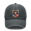 Patriotic Baseball Cap 2026 Unisex "250 YEARS" Eagle Flag Print Polyester Adjustable Sun Hat Breathable Lightweight Casual Outdoor Sports Patriotic