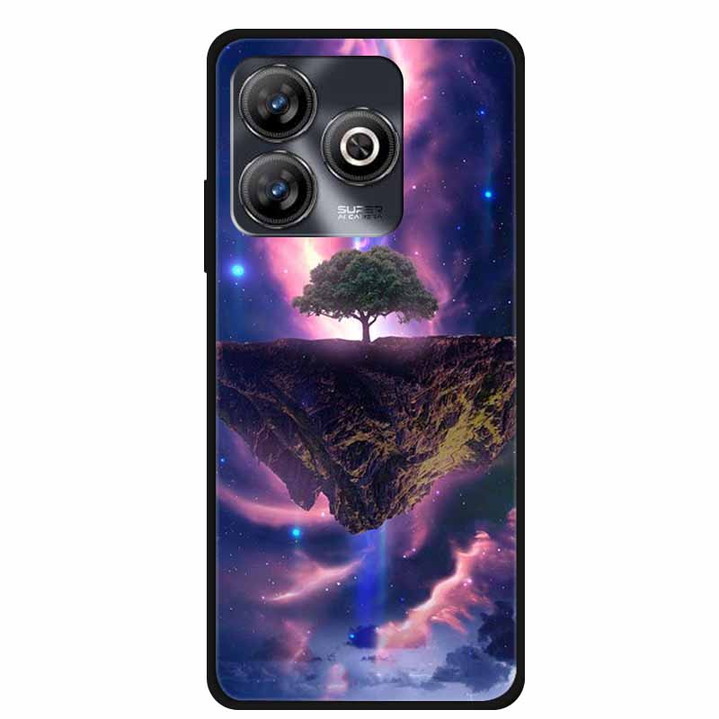 Phone Case For ZTE Blade A75 4G Back Cover Case Shockproof Black Silicone Soft Funda For ZTE Blade A75 4G Case A 75 6.6" Coque
