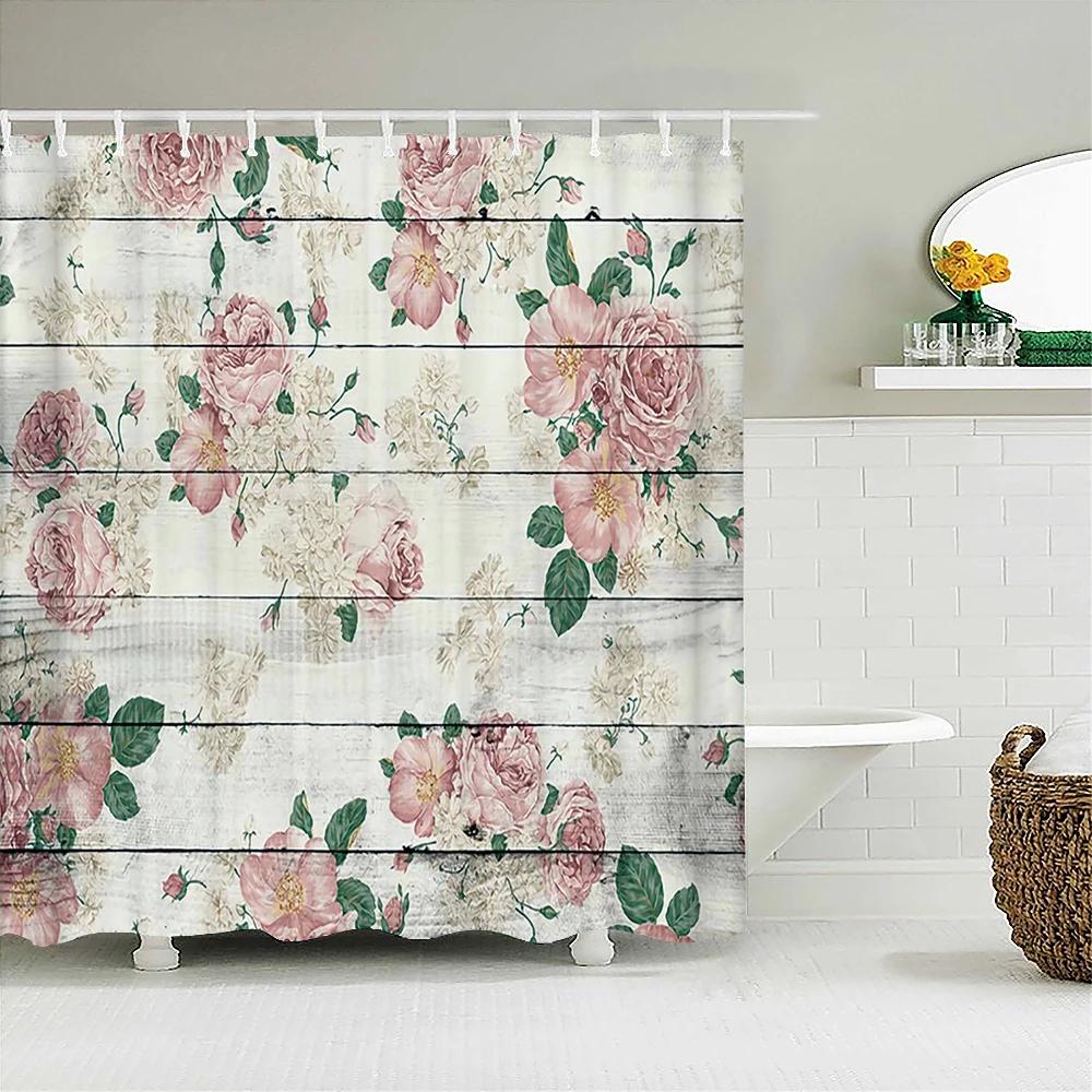 Cortinas de ducha de tela impermeables con diseño de hojas de árbol y abedul blanco para baño, tamaño grande, 240 x 180 cm, impresión 3D, decoración, cortina de ducha, mampara de baño