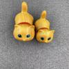 Handmade Carving Wood Cat Statue Miniature Lucky Cat Ornaments Cat Figurine  Collection Display