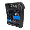 Audio Mixer USB 4 Channel Stereo Line Mixer Professional Stage Equipment 100‑240V UK Plug