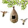 Birds Nest Outdoor Hand-weaved Decorative Bird House Bird Cage Shelter Weaved Hanging Parrot Nest Creative Handmade Bird Cage
