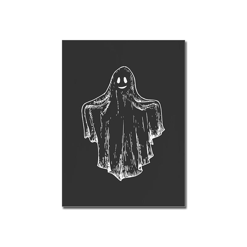 Boho Witch Poster Abstract Canvas Painting Hocus Pocus Halloween Art Print Nordic Crow Skull Wall Picture Living Room Home Decor