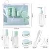 Women's Portable Travel Cosmetics Refill Set: Airplane-Friendly Lotion & Cream Sprays