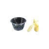 Homeglen Disposable Plastic Bowl & Spoon Set