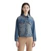 Levis Casual Comfortable Simple Versatile Single-Breasted Long Sleeve Denim Jacket Women jackets 0052P-0000