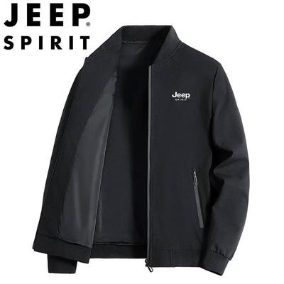 JEEP SPIRIT Men's Slim Fit Casual Jacket