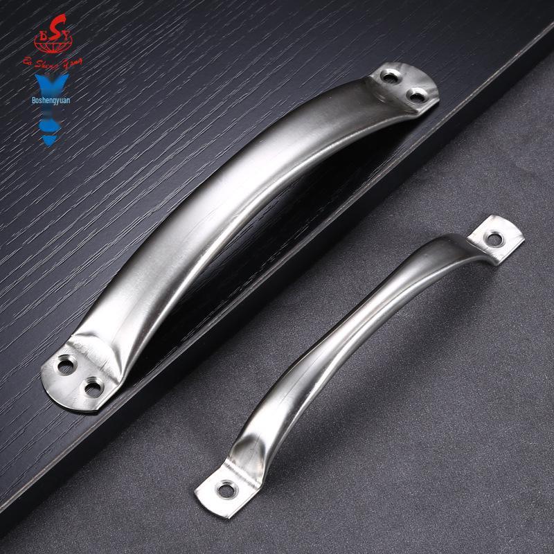 Modern Stainless Steel Round Tube Cabinet Door and Drawer Pull Handle
