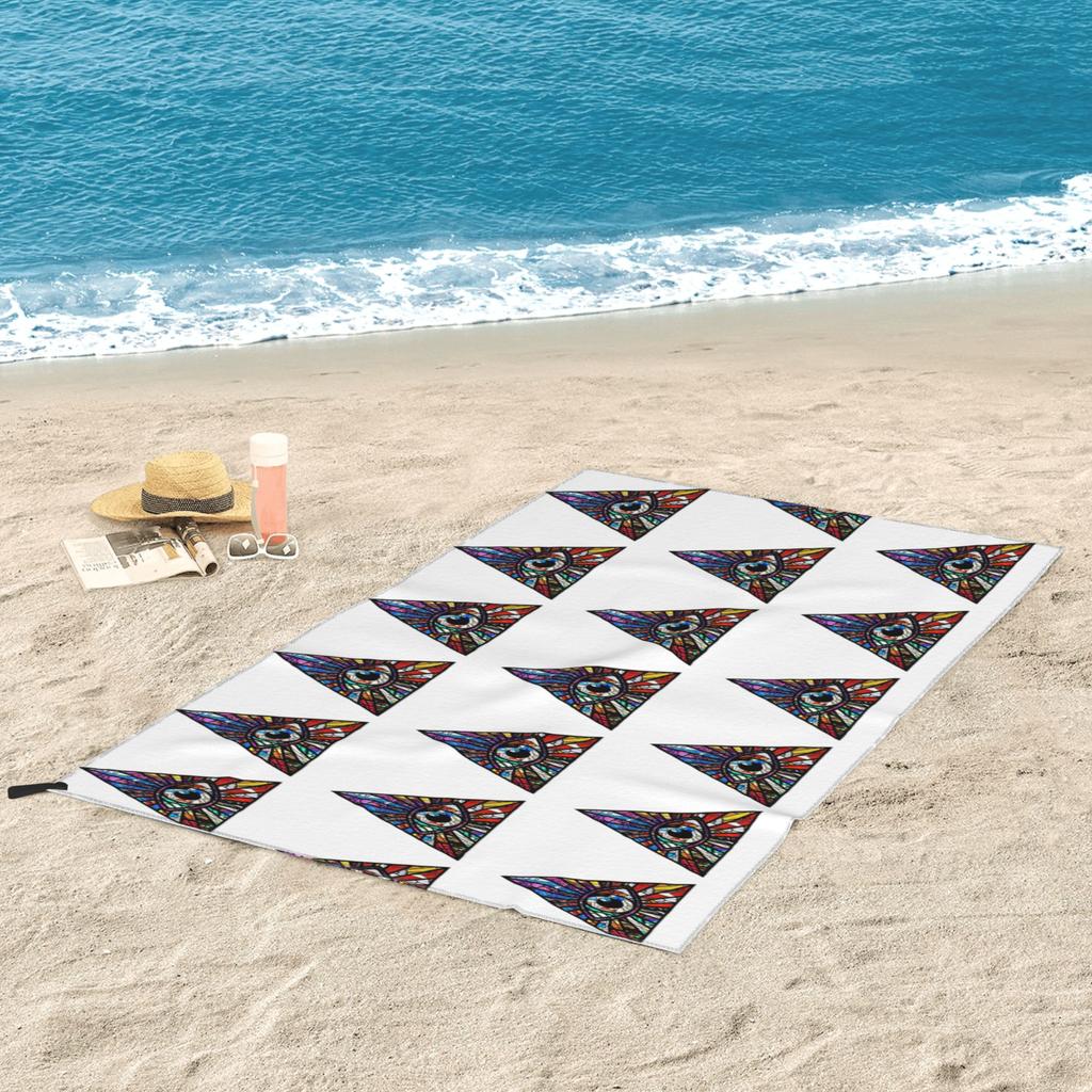 Eye Illuminati Beach Towel Soft Microfiber Quick Dry Absorbent Quick Towels For Bath