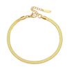 New Versatile Snake Bone Braided Titanium Steel Bracelet Fashionable Simple Elegant Non-Fading Blade Chain Niche Design Bracelet