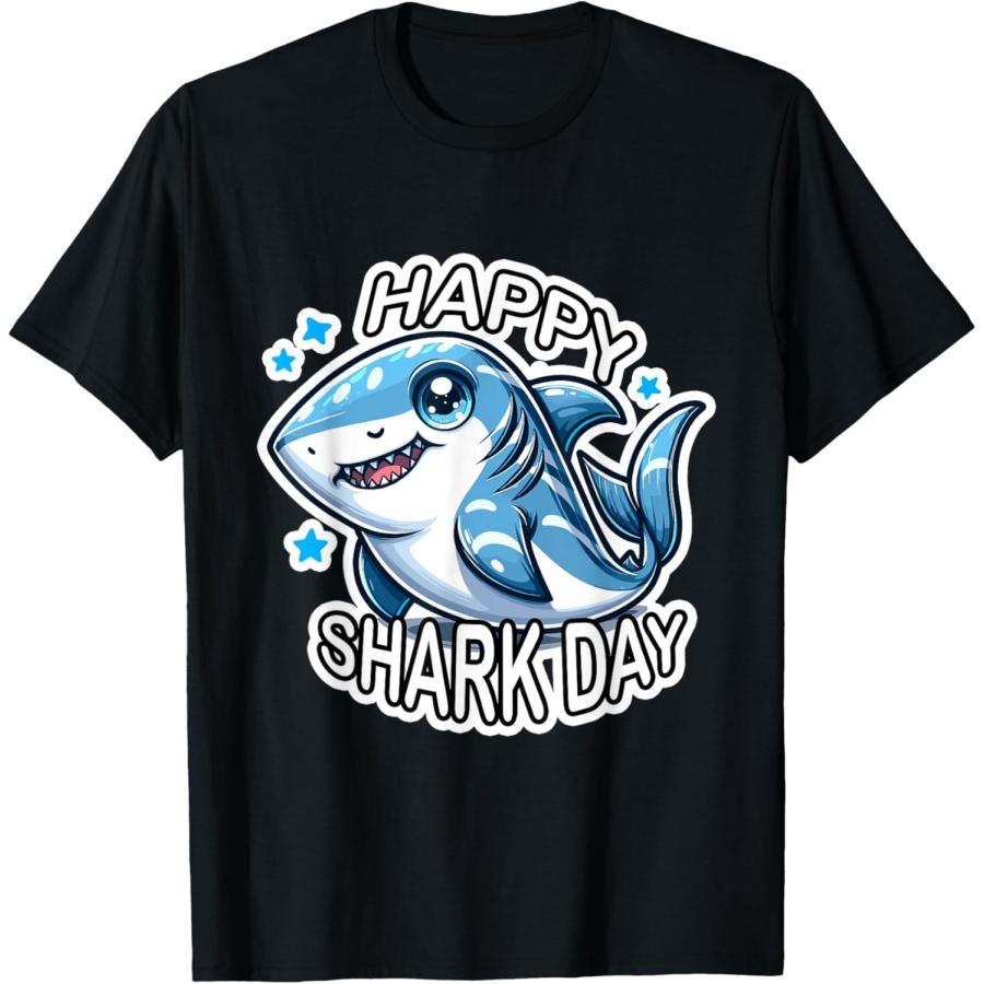 Happy Shark Day - Underwater World Animal - Ocean Love Shark T-Shirt S