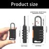 Antitheft Padlock 4 Digit Travel Combination Lock Lockers Password Lock Outdoor Gym Code Lock for Lockers Storage Box