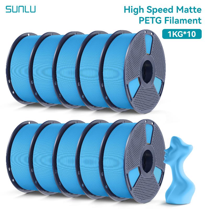 SUNLU 10KG ātrgaitas matēts PETG pavediens