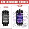 Black Golden Mosquito Trap Light With Uv Uv Light Source For Home And Restaurant Use