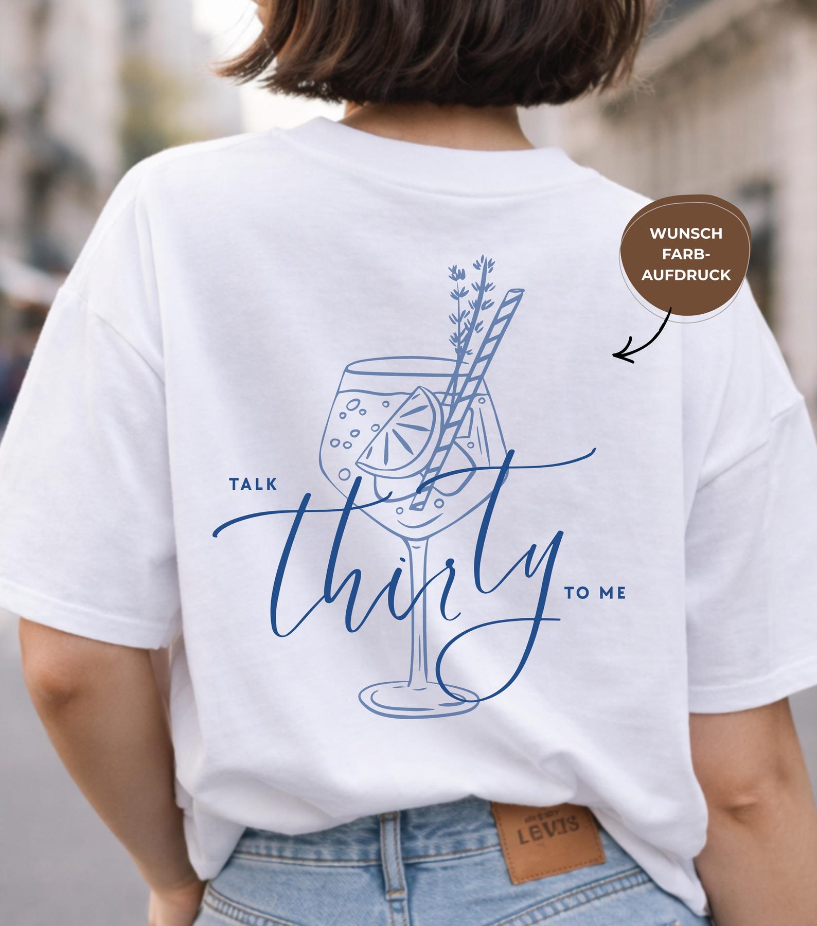 Personalized 30th Birthday Shirt – Talk Thirty To Me T-Shirt – Birthday Outfit for Women – 30th Birthday Gift 4XL