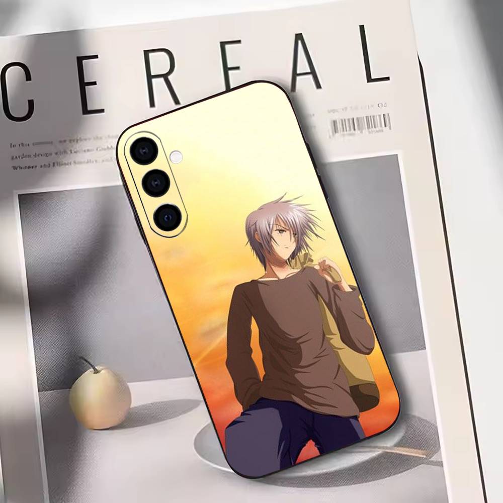 

Yukito Kunisaki Phone Case Black Silicone Soft For Samsung Galaxy A73,A72,A71,A70,A53,A52,A51 Samsung a73 5g