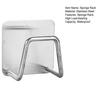 Sponge Rack Rustproof Stainless Steel Sponge Holder with Strong Adhesive No Punch Quick Drain Organizer for Kitchen Sink