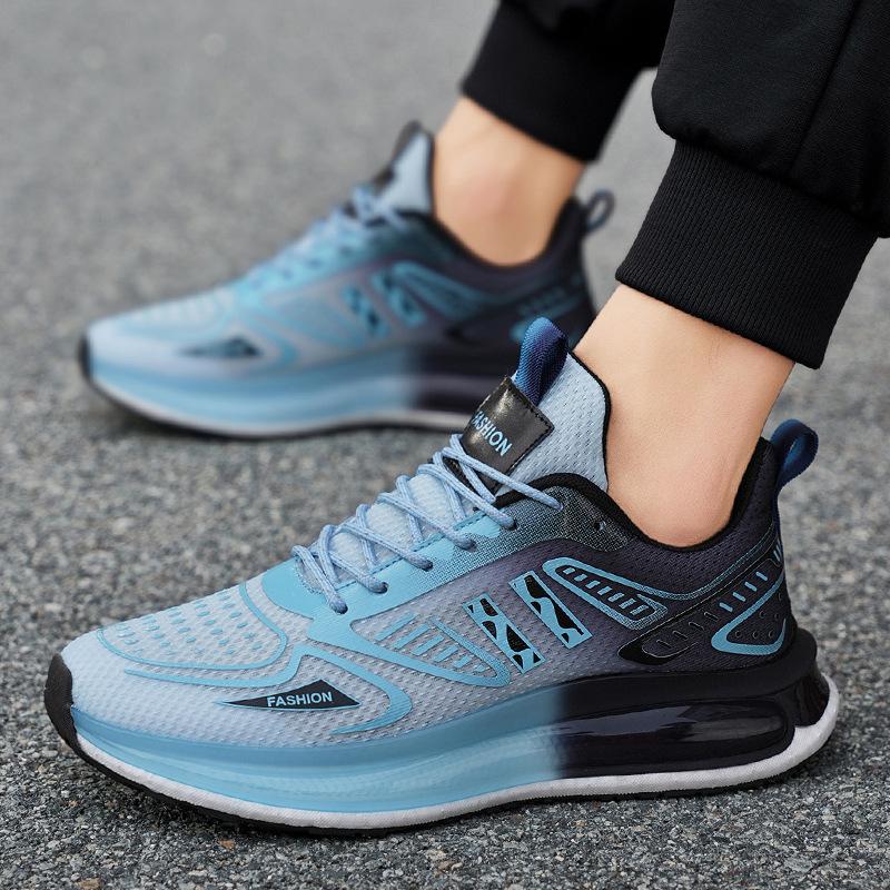 2025 new men's shoes summer breathable mesh comfortable sports shoes youth ultra-light non-slip wear-resistant casual running shoes