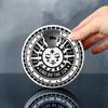 1/2Pcs Sun Moon AM/PM 7 Day Pill Organizer 2-in-1 Ratcheted Weekly Rotation Pill Case with 7 Slots 3D Printing Pill Planner Box