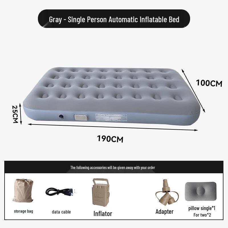 Deluxe Automatic Outdoor Inflatable Bed