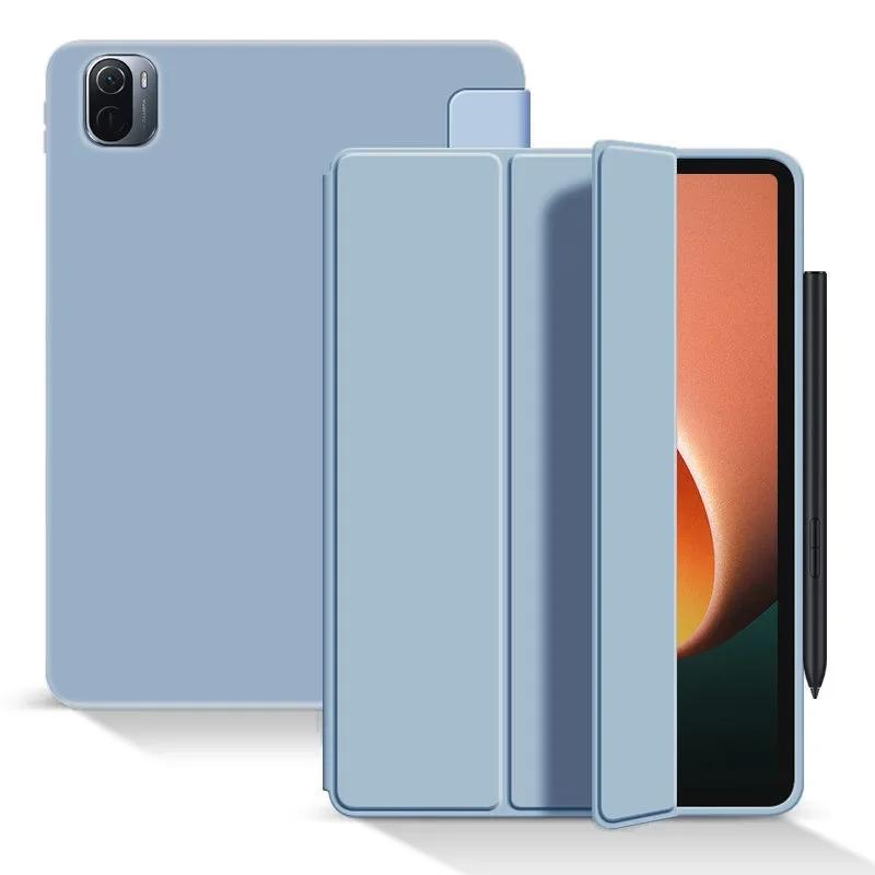 Soft Silicone Tablet Case For Xiaomi MI Pad Case 8 7 6 5 6S 7S Pro 12.4 Ultra Redmi K Pad 2 SE 8.7 11 12.1 inch Case Stand Cover