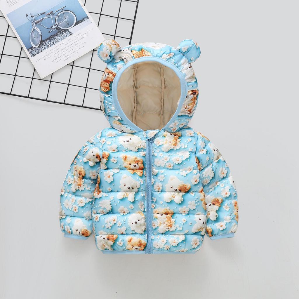 2025 Lightweight Cotton-Padded Jacket for Infants and Kids