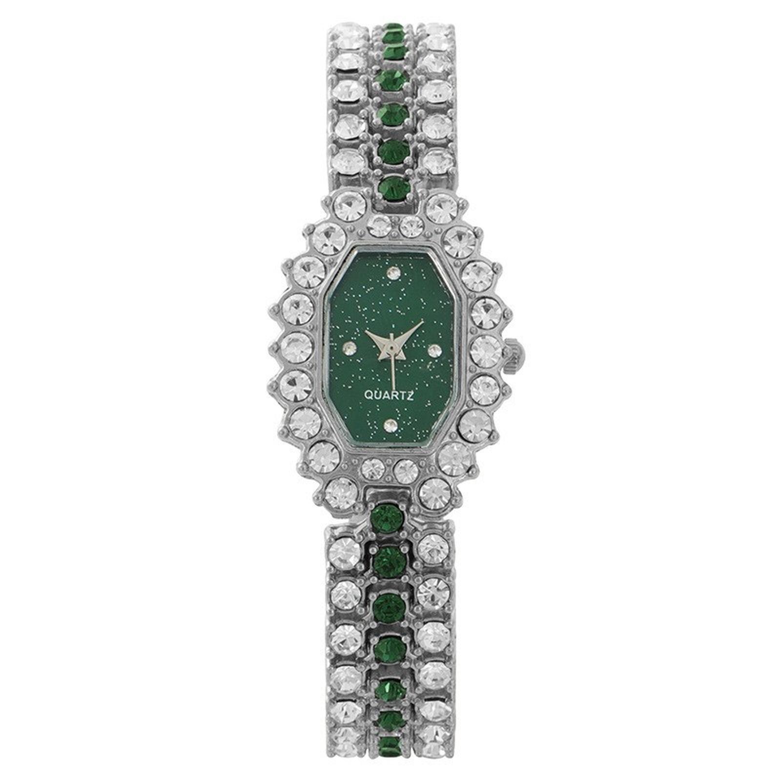 

Женские модные кожаные часы One Size серебряный