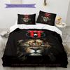 Alajuelense Pattern Bedding Set Quilt Cover Pillowcase Home Decor Gift (1 * duvet cover + 2 * pillowcase, without core)