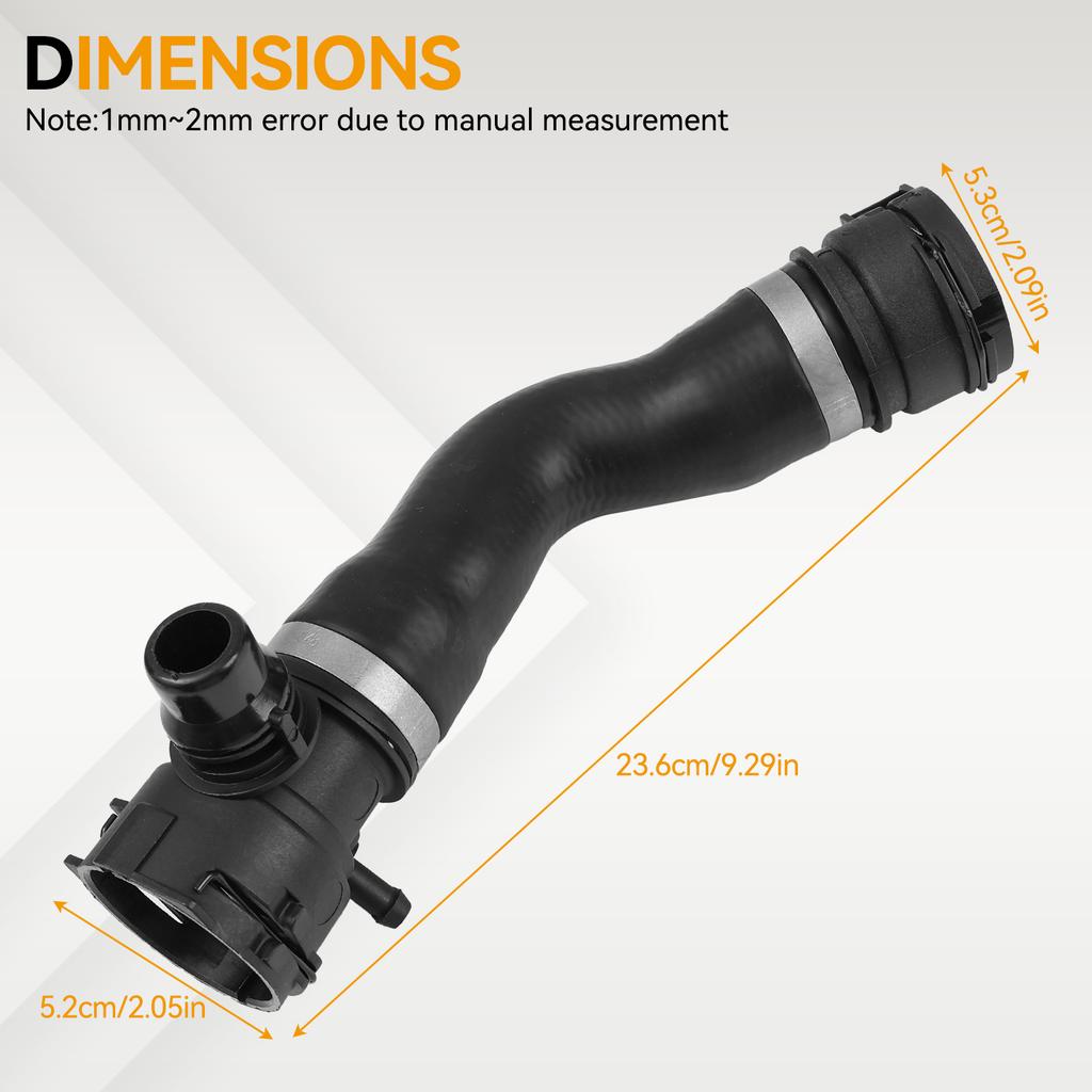 17127531579 Car Radiator Hose Upper Engine Coolant Water Pipe Fit For BMW E82 E88 125i 128i 130i E90 E91 E92 E92 325 328 330 Z4