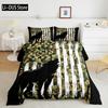 Wolf-Print Bettwäsche-Set Einzelbettgröße für Kinder Jungen Schlafzimmer Nebelbett Bettbezug-Set Deckenbezug Wildtiere Dekor 3 Teile