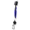  Golf Club Brush Club  Cleaner with 2 Ft Retractable Extension Cord and Aluminum Carabiner Golf Bag Accesso