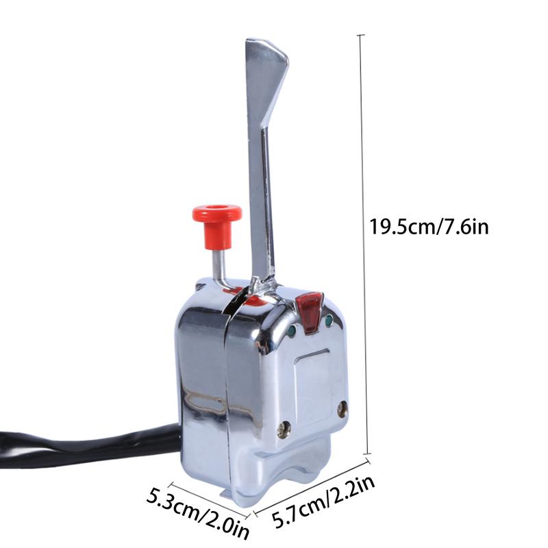 12V Universal Chrome Street Hot Rod Turn Signal Switch For Ford for Buick Car Accessories