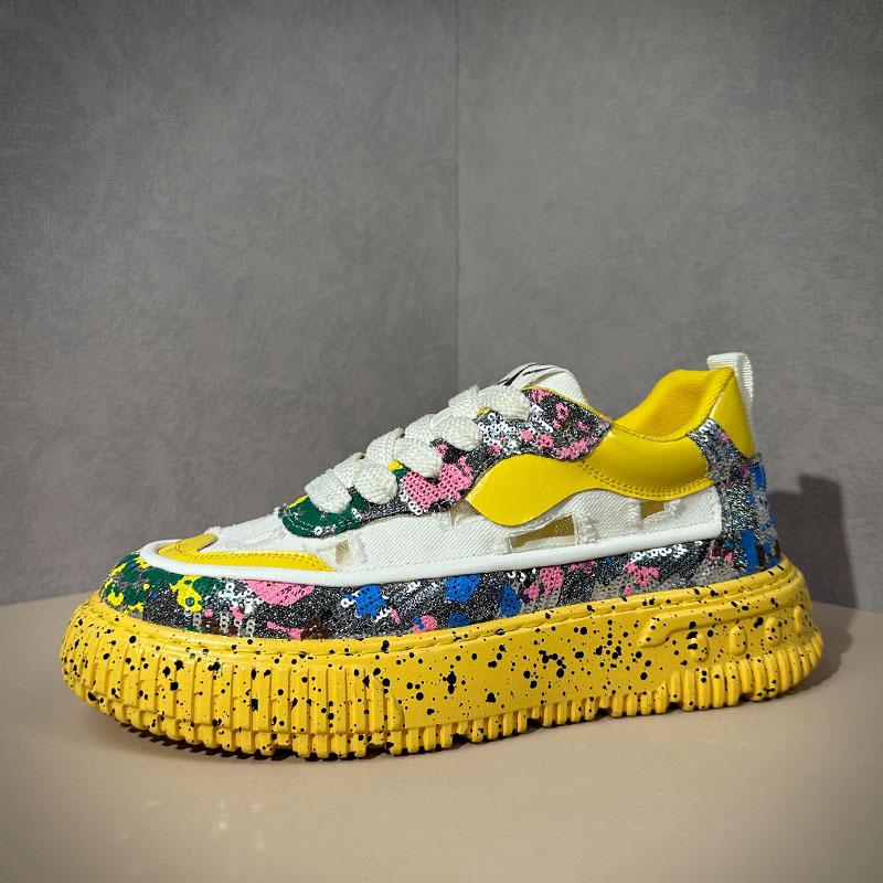 

Fashion New Designer Men s Fashion Lace Up All Match Scrawl Mixed Height Increasing Causal Shoes Male Walking Sneakers Zapatos Hombre 38