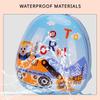 Frühlings-Kinderbüchertaschen für Jungen und Mädchen im Alter von 3–6 Jahren, Baby, Junior, Kindergarten, Schultasche, süße Cartoon-Prinzessin, leichter Eierschalen-Rucksack aus PVC