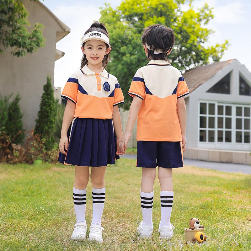Spring-Autumn School Sports Uniform Set for K-12 Boys & Girls: 2 or 3 Pieces