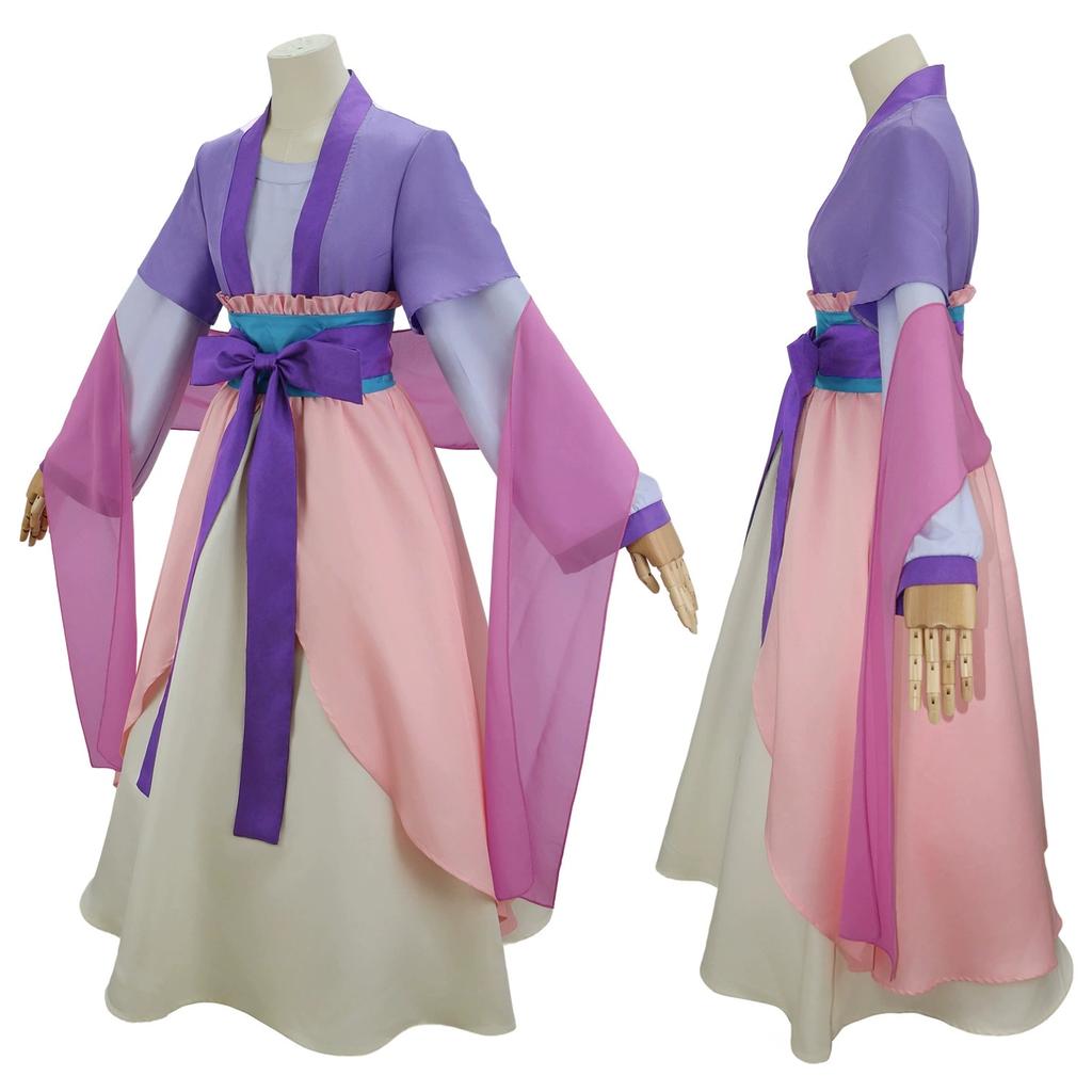 The Apothecary Diaries Season 2 Maomao Cosplay Costume Dress Purple Pink Dress Kusuriya No Hitorigoto Halloween for Women