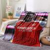 Bukayo Saka Printed Flannel Blanket, soft throw for bedroom sofa, washable, fan merchandise, great gift.