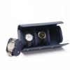 Black Gery Blue Green Leather Watch Storage Box 3 Watche Roll Travel Bag 2 slots Black Brown Portable Vintage Watch Display Case