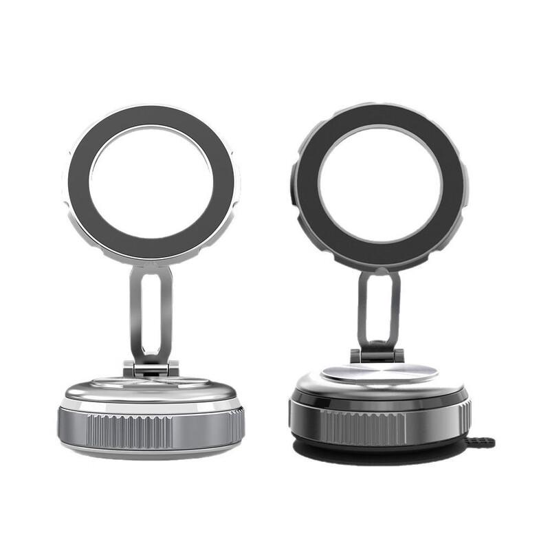 OIMG Foldable 360-Degree Rotating Vacuum Suction Phone Holder