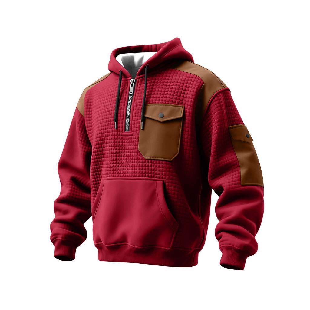 Sudadera con capucha de color para hombre Sudadera informal deportiva para hombre Talla grande