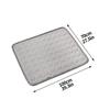 Dog Mat Pet Chilly Summer Cool Bed Pad Cushion Indoor