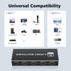 Q8Q3-3 HDMI 2.1 Switch 3x1 8K 4K 120Hz HDR Audio Video Synchronizer for Gaming/Home Theater