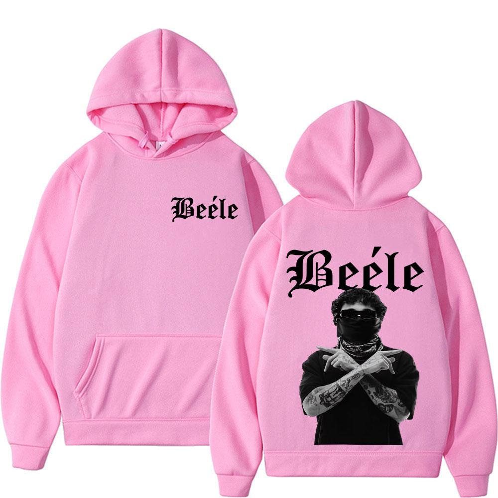 Rapper BEELE Music Album 2025 Merch Hoodie Men Women Vintage Loose Hot Sale Hoodies Oversized High Quality Sweatshirt Streetwear