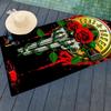 Telo Mare Band G-Guns N R-Roses Yoga Palestra Yoga Palestra Leggero Portatile Per Nuoto Doccia Viaggio Accessori Sportivi A Prova di Sabbia
