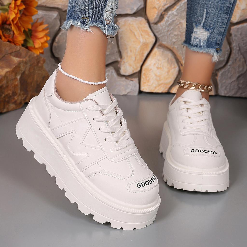 Fashion Women Sneakers Outdoor Platform Casual Comfort Skate Board Shoes for Women Thick Soled New Spring Autumn Fashion Sneakers Women