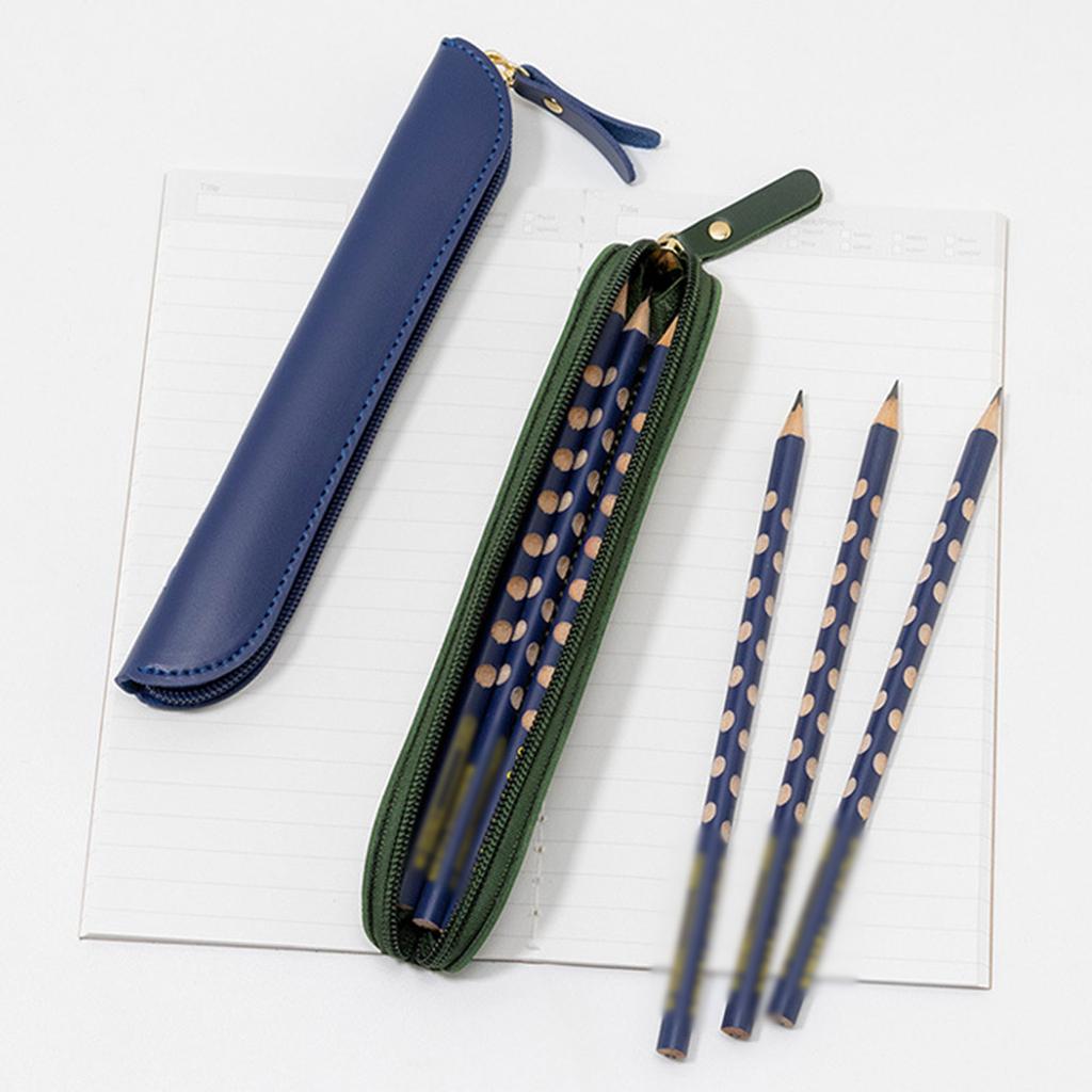 PU Leather Pen Case Holder Sleeve Fountains Pen Pouch Protective Sleeve Cover Ballpoint Pen Packaging Pen Storage Bag