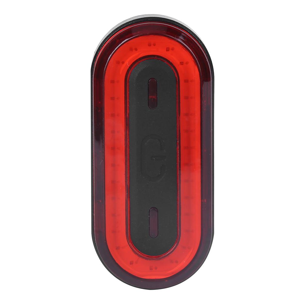 Cycling Light LED Bicycle Bike Light Rechargeable Tailight Warning Rear FlashlightRed Shell Red
