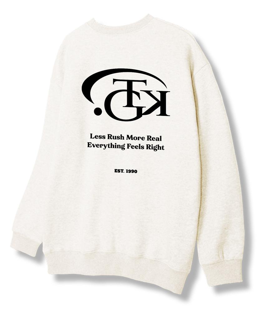 TI.GLAKE Tk Club Oatmeal Sweatshirt [Fleece Lining]